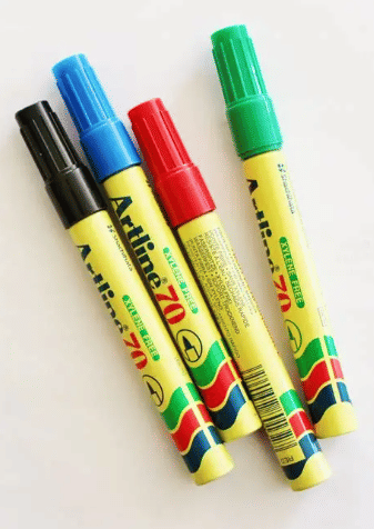 ปากกาเคมี ARTLINE EK-70 หัวกลม 1.5 มม. สีน้ำเงิน_2